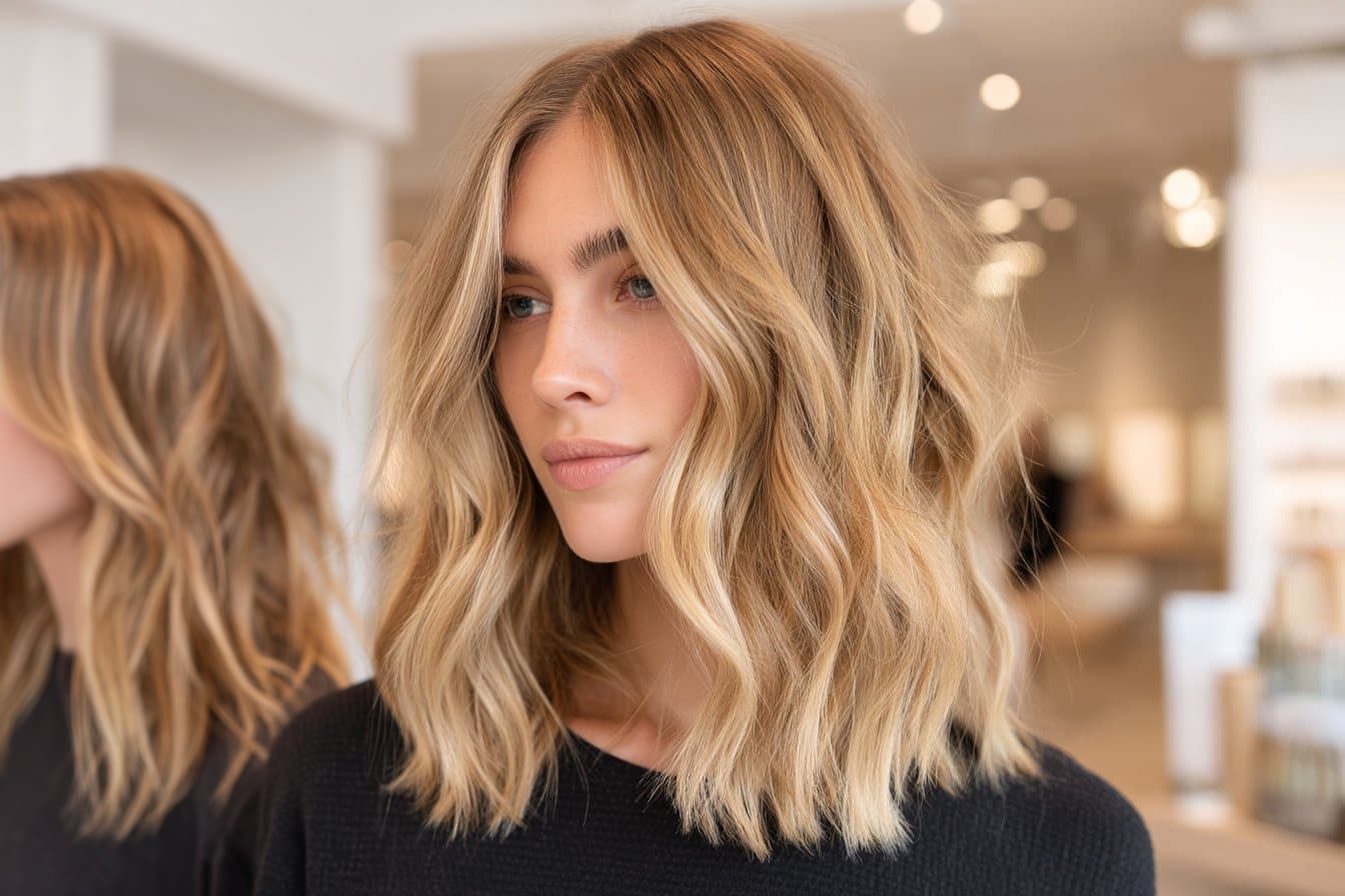 15 inspirierende Ideen für mittellange blonde Frisuren, die deinen Look verändern