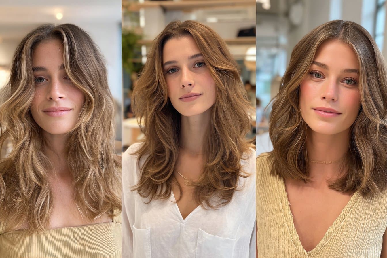 11 inspirierende Ideen für gestufte Frisuren bei mittellangem Haar