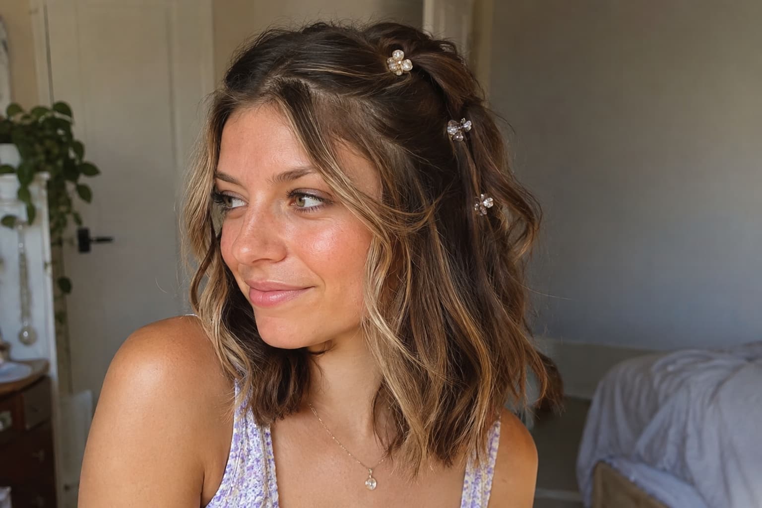 13 schnelle Frisuren für dein mittellanges Haar zum Rave
