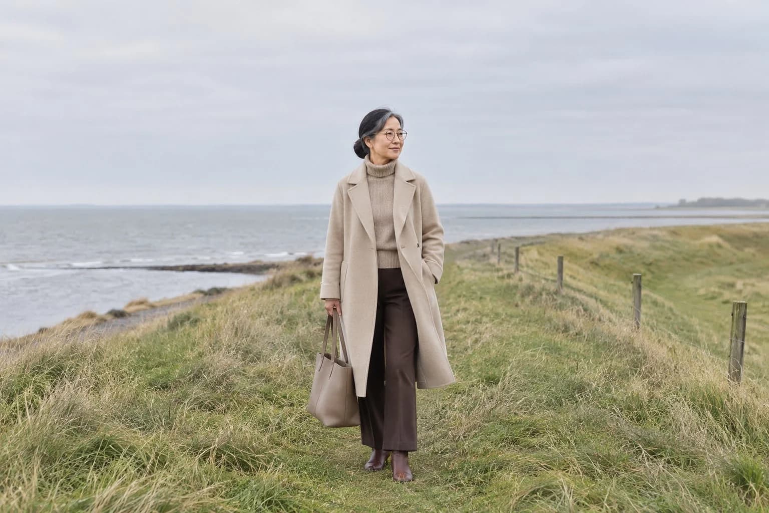 Frau ab 50 im Herbst-Outfit – Herbst-Kapselgarderobe ab 50: 15 Looks, die alles können