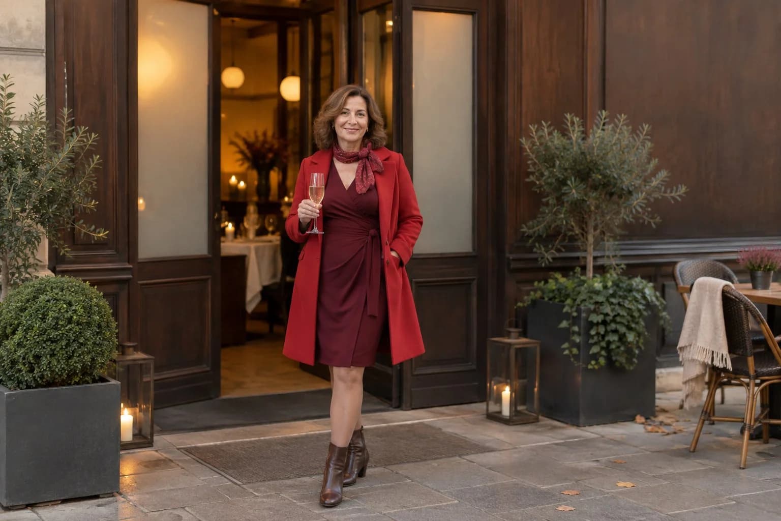 Frau ab 50 im Herbst-Outfit – Die eigene 50er-Party: 15 Festoutfit-Ideen