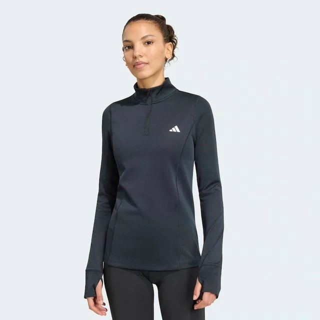 adidas Zip-Rollkragenpullover, Black