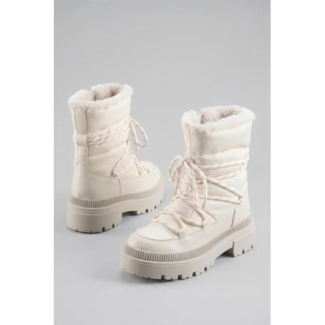 Aniston Shoes Winterboots, offwhite-beige