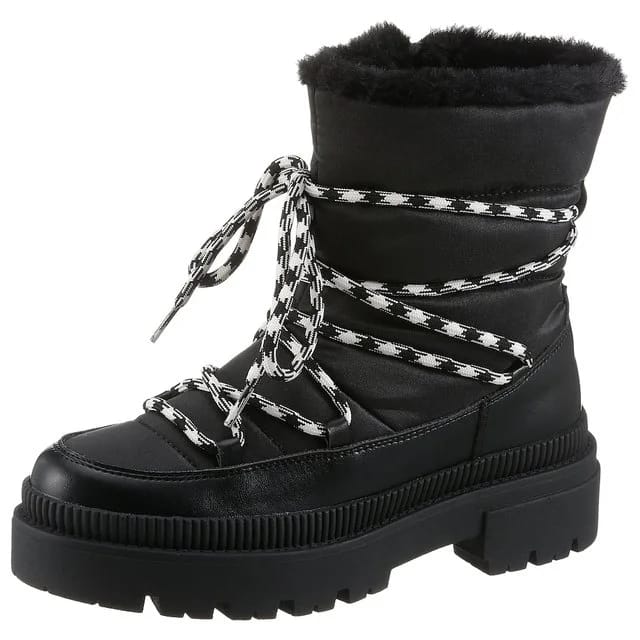 Aniston Shoes Winterboots, schwarz