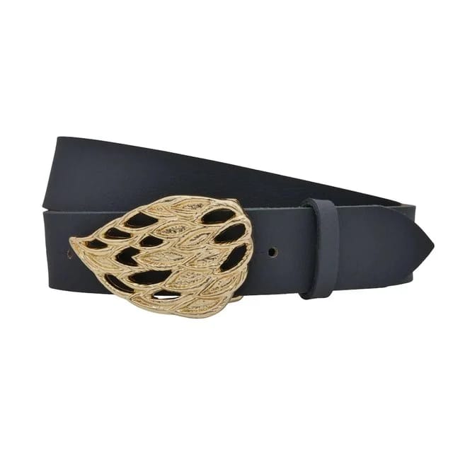 AnnaMatoni Ledergürtel, Marine 490
