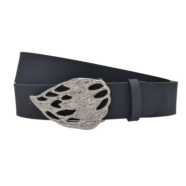 AnnaMatoni Ledergürtel, Marine 490