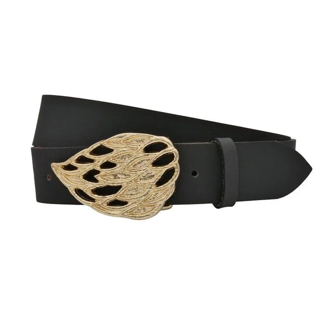 AnnaMatoni Ledergürtel, Schwarz 790
