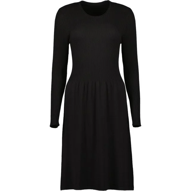 Blue Seven Strickkleid, schwarz
