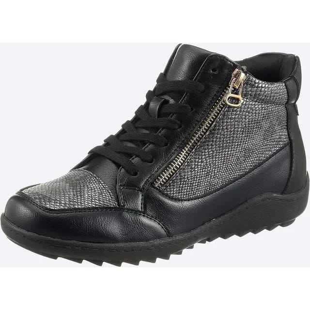 Casual Looks Stiefelette, schwarz