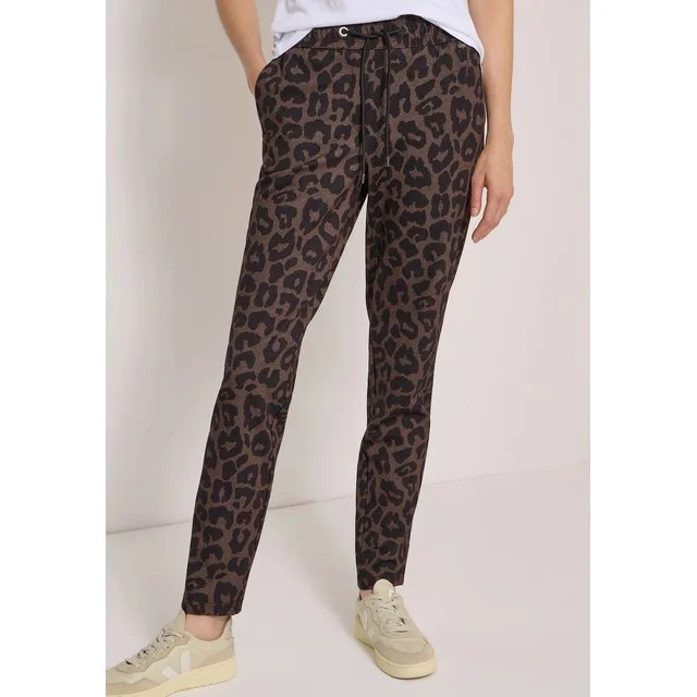 Cecil Stoffhose, dark toffee brown