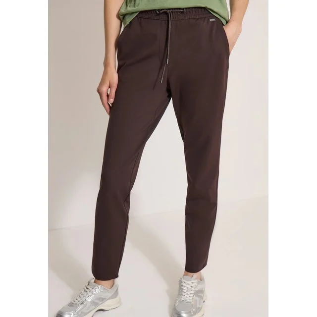 Cecil Stoffhose Tracey, truffle brown