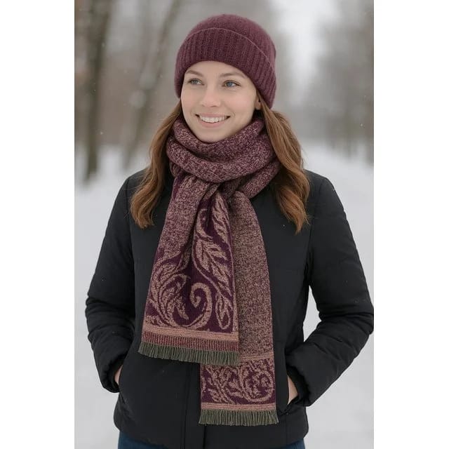 Collezione Alessandro Paisleyschal, lila