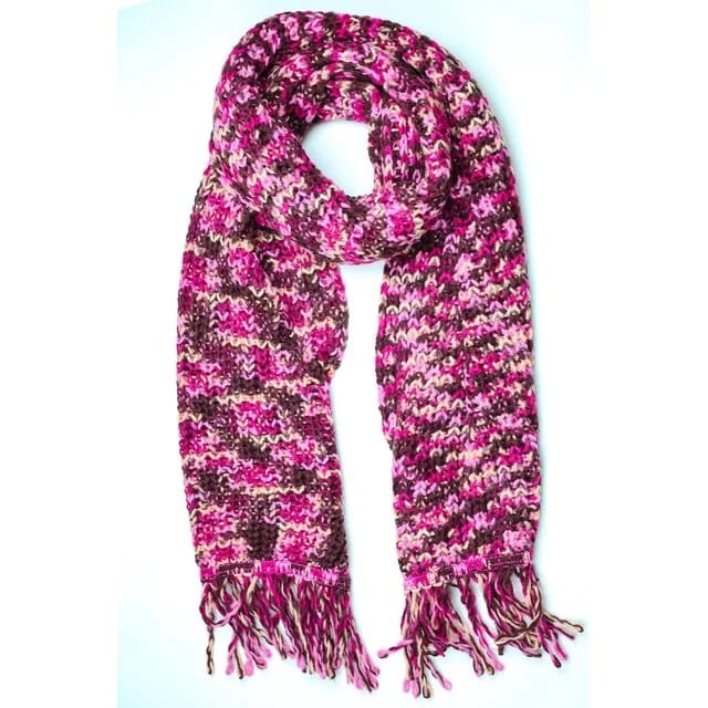 Collezione Alessandro Strickschal, fuchsia