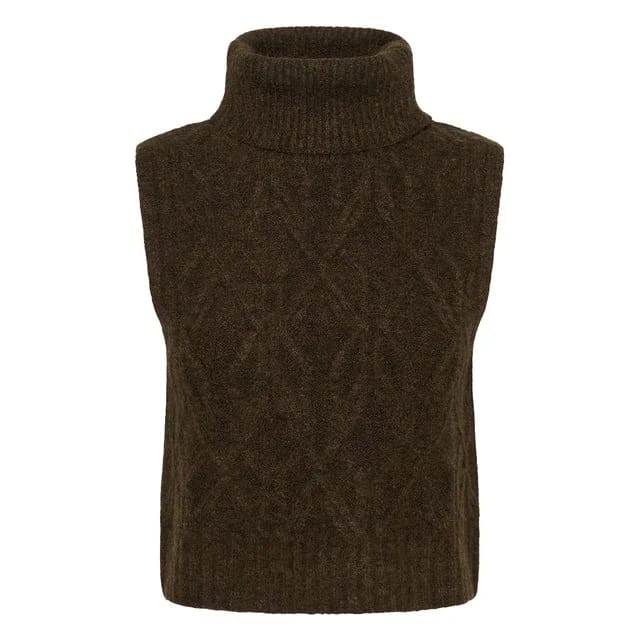 Cream Rollkragenpullover Elsie, Java