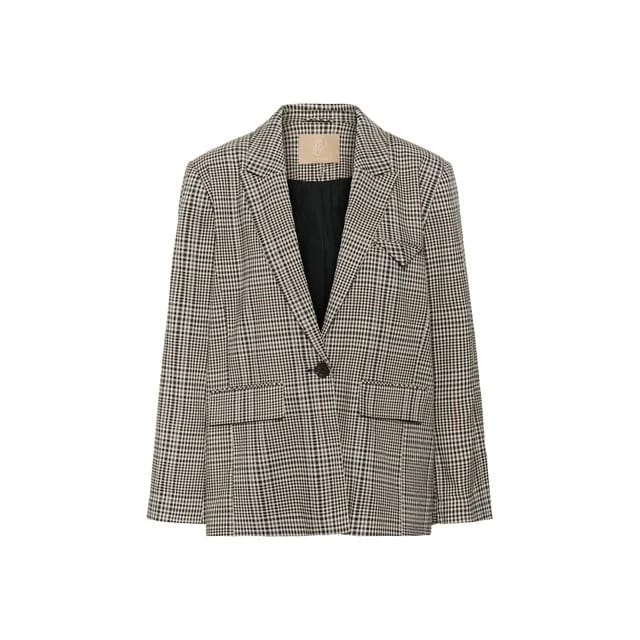 Culture Blusenblazer, Black Check