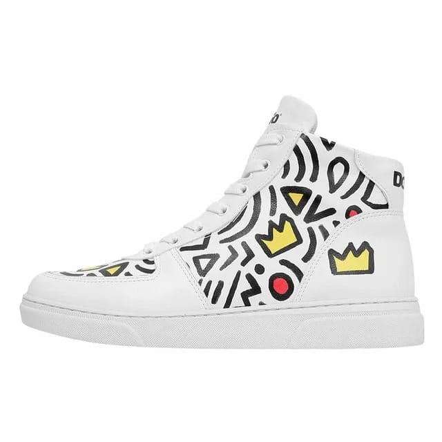 Dogo High-Sneaker, Weiß