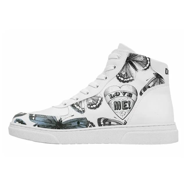 Dogo High-Sneaker, Weiß