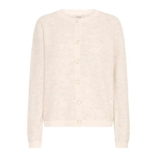 Fransa Strickjacke, Limestone melange