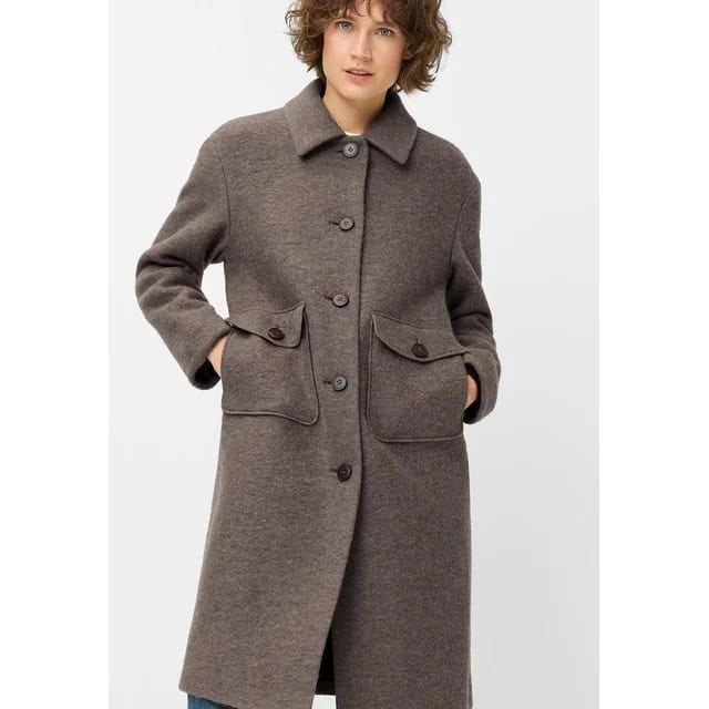 Fuchs Schmitt Wollmantel, taupe