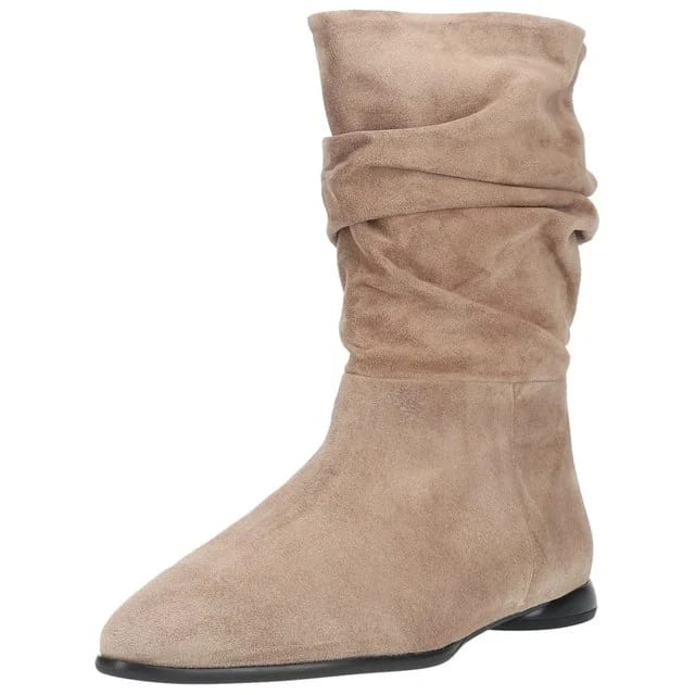 Högl Ankleboots Veloursleder, Taupe