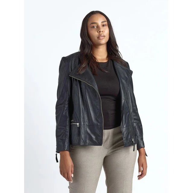 JCC Lederjacke, black