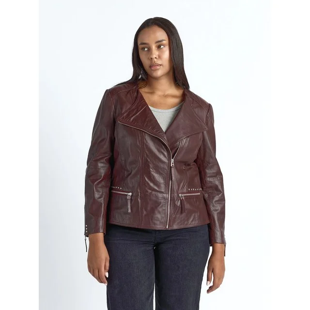 JCC Lederjacke, oxblood