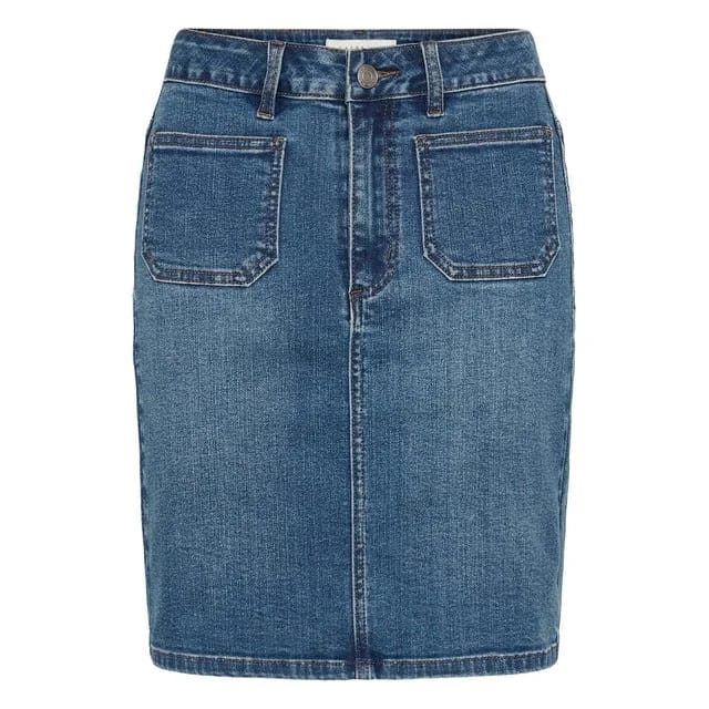 Kaffe Jeansrock, Medium Blue Denim