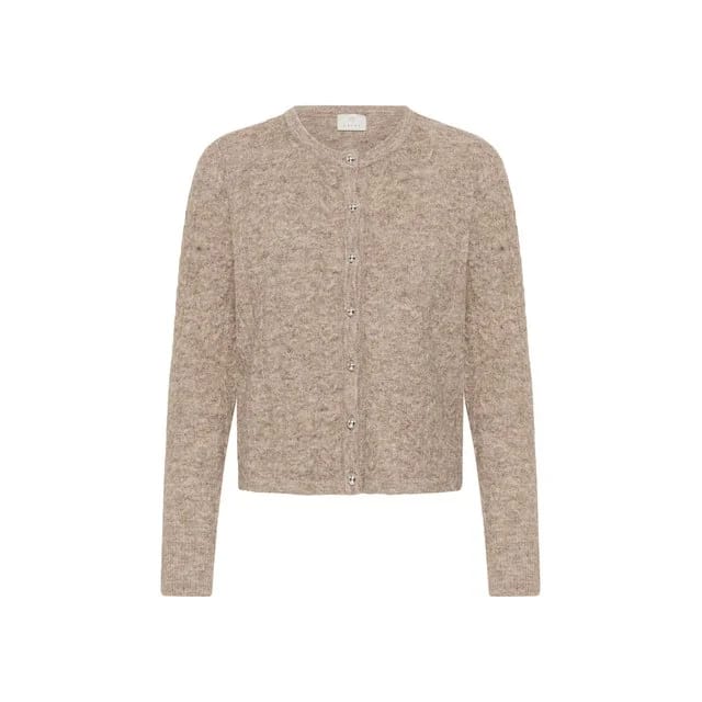 Kaffe Strickjacke, Beige Melange