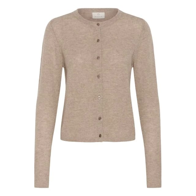 Kaffe Strickjacke, Beige Melange