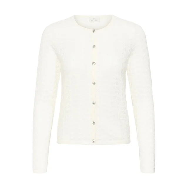 Kaffe Strickjacke, Chalk
