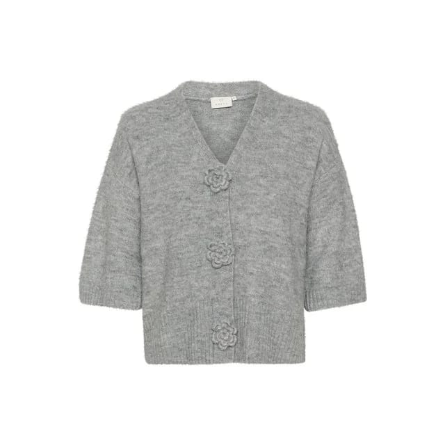 Kaffe Strickjacke, Grey Melange