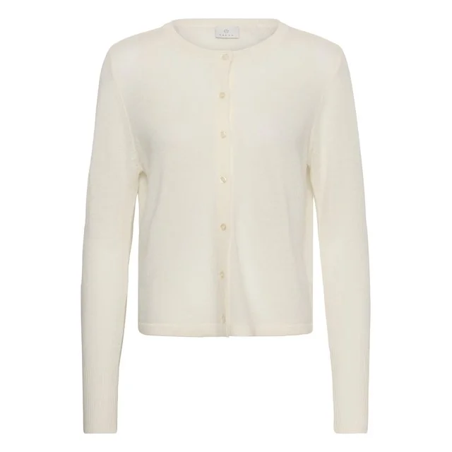 Kaffe Strickjacke KAcashie, Whisper White