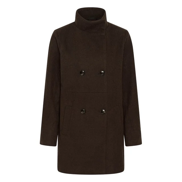 Kaffe Wintermantel Fanny, Chocolate Brown