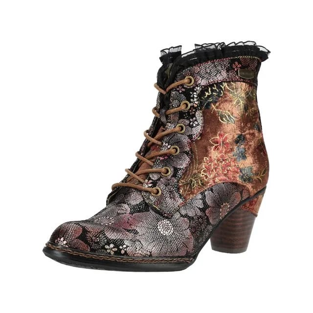 Laura Vita Schnürstiefelette, Dunkelbraun