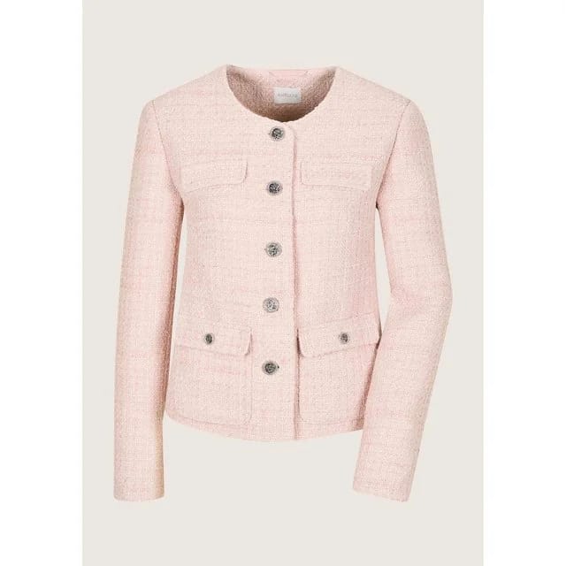 Madeleine Bouclé-Blazer, perlrosa