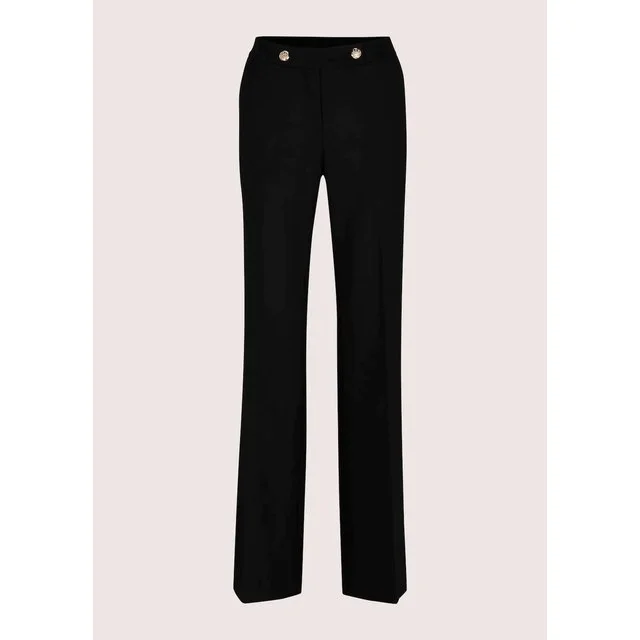 Madeleine Bügelfaltenhose, schwarz