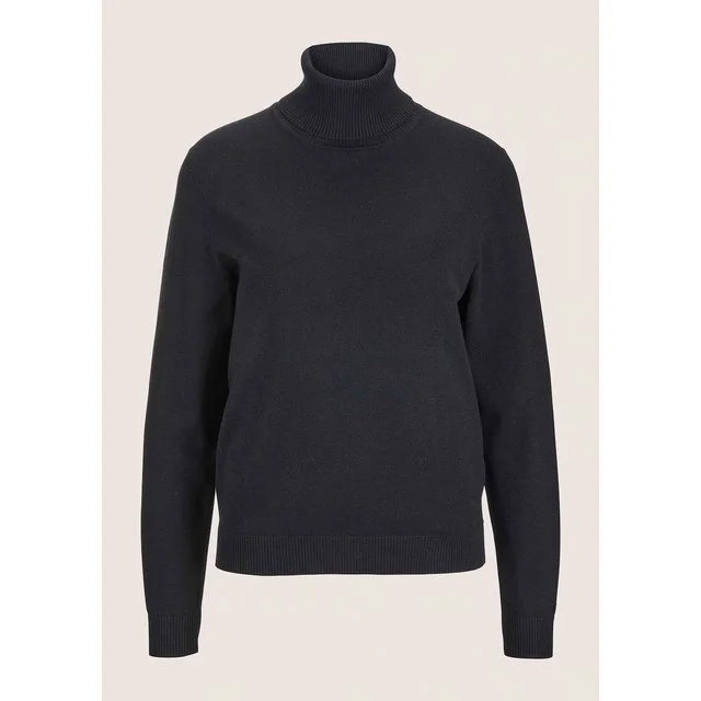 Madeleine Feinstrickpullover, schwarz