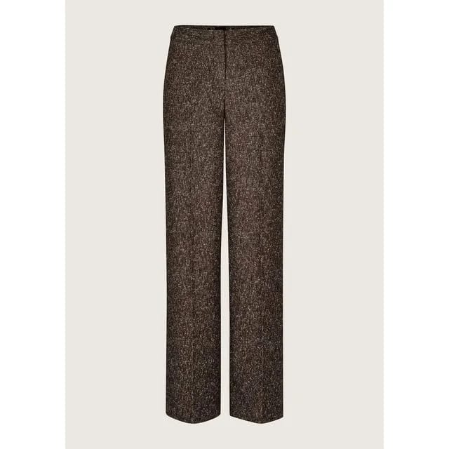 Madeleine Tweed-Hose, braun / multicolor