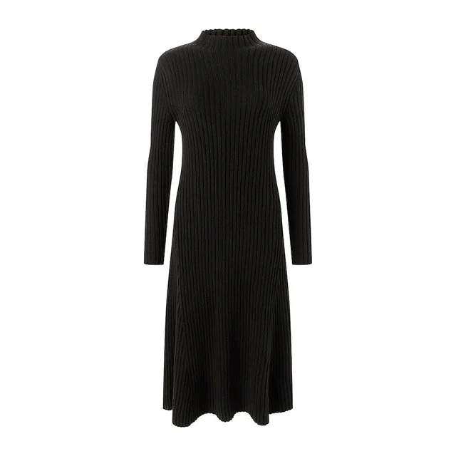 Maerz Muenchen Strickkleid, schwarz