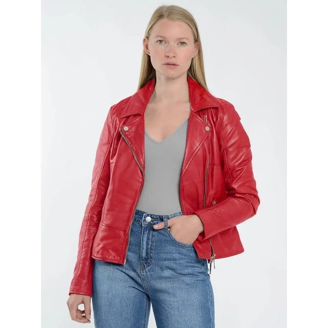 Maze Lederjacke, chili