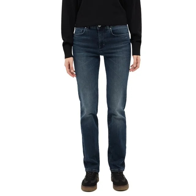 Mustang Straight-Jeans, mittelblau