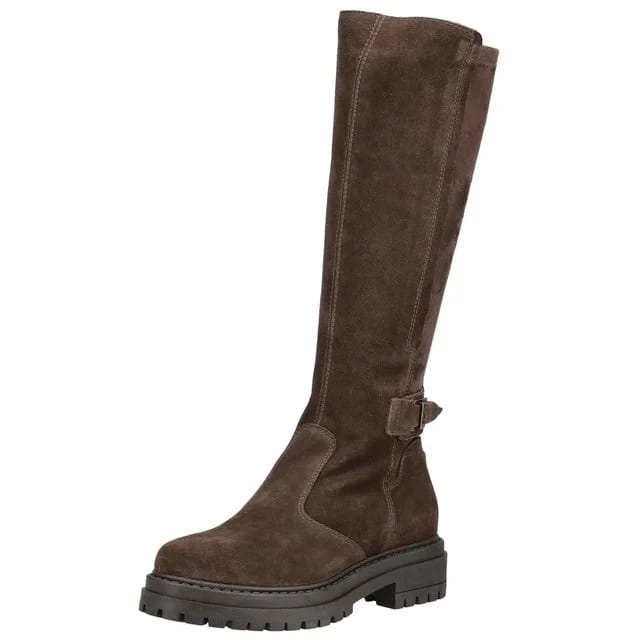Nero Giardini Veloursstiefel, Dunkelbraun