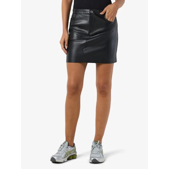 Noisy May Rock in Lederoptik, Black