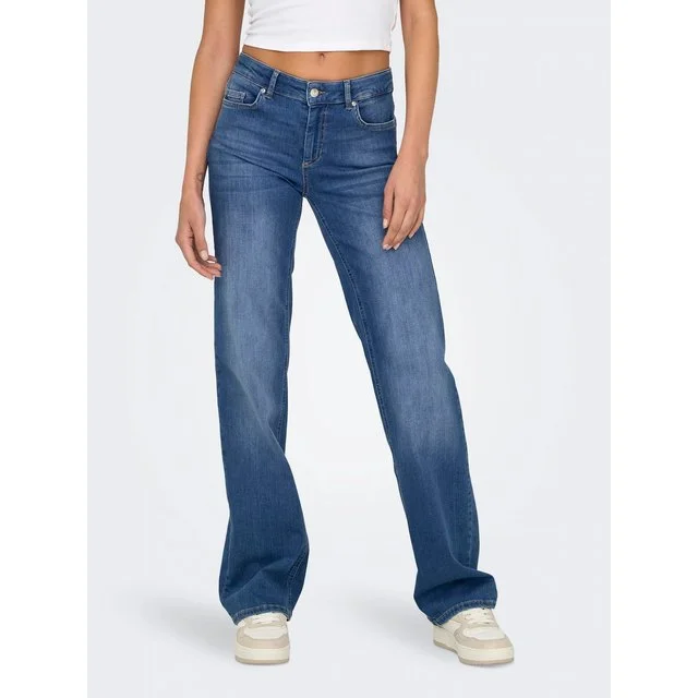Only Straight-Jeans, Medium Blue Denim