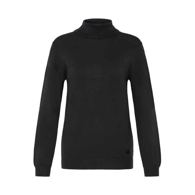 Oxmo Rollkragenpullover, Black