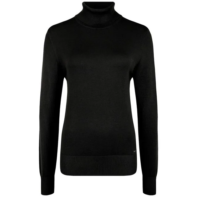 Oxmo Rollkragenpullover, Black