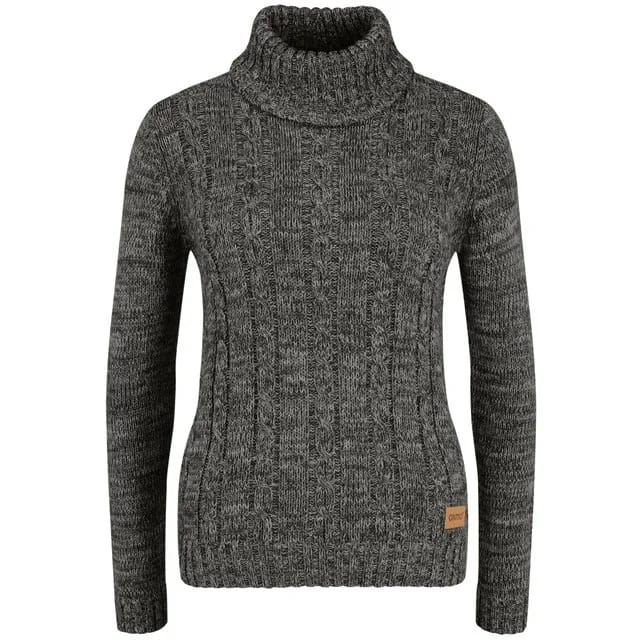 Oxmo Rollkragenpullover, BLACK