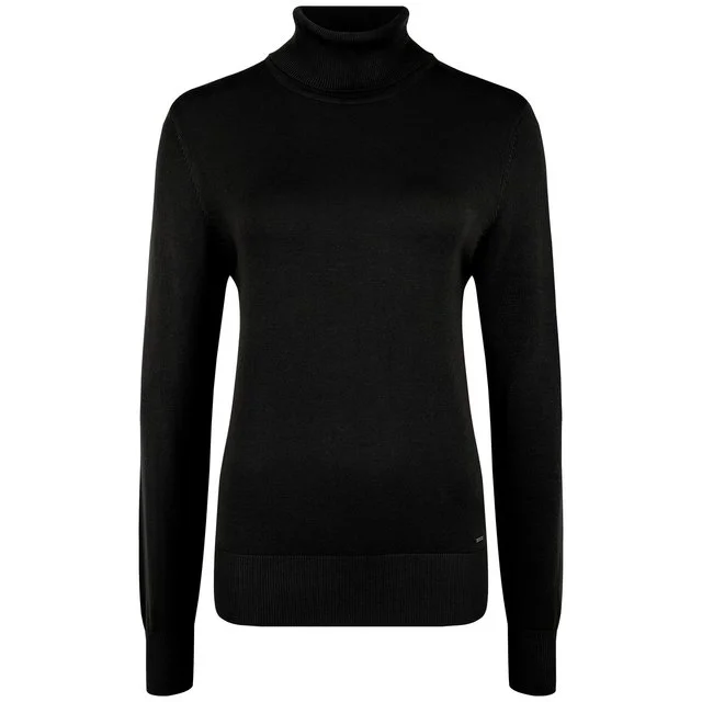 Oxmo Rollkragenpullover, Black