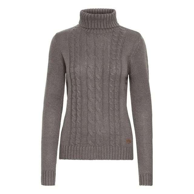 Oxmo Rollkragenpullover, Dark Grey