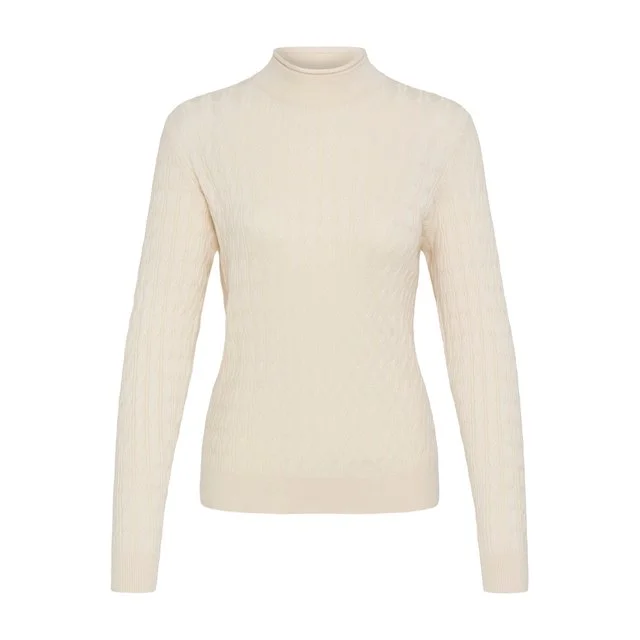 Oxmo Rollkragenpullover Sally, Birch